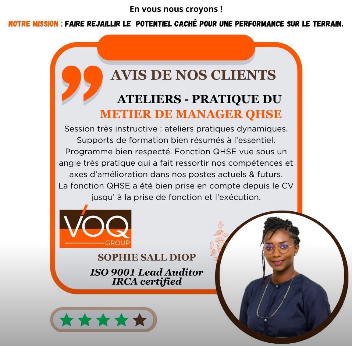 Audit de certification réussi